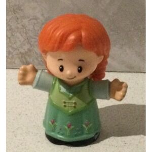Fisher-Price Little People Disney Princess Anna Frozen Green Dress Figure Toy